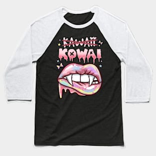 Kawaii Kowai I Pastel Goth I Menhera design Baseball T-Shirt